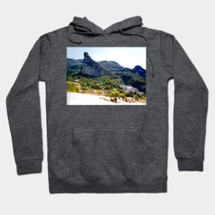 Behind Agios Gordios Beach Hoodie